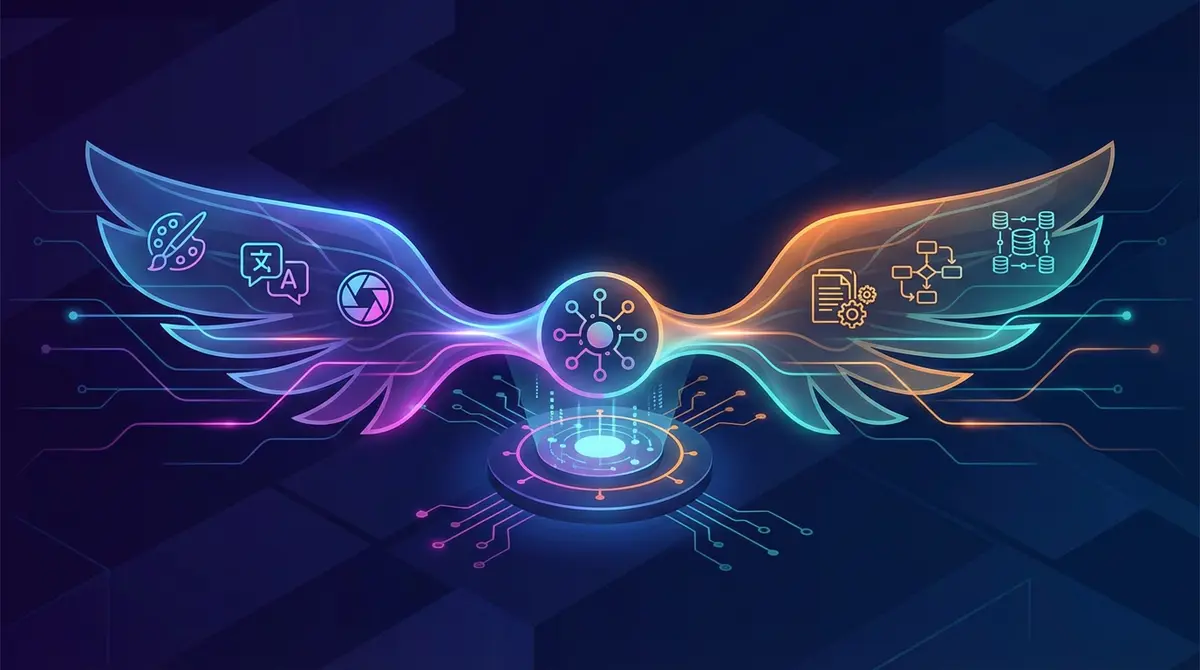 Enhetlig plattform som kombinerar Gen-AI- och Agent-AI-funktioner i en lösning