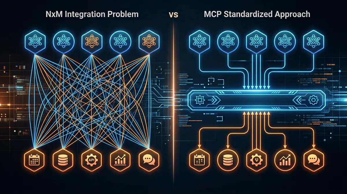 NxM-integrationsproblemet versus den standardiserade MCP-approchen