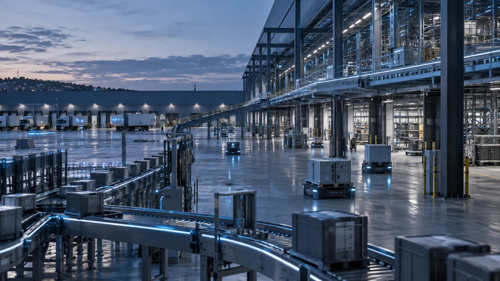 自动化工业和物流基础设施