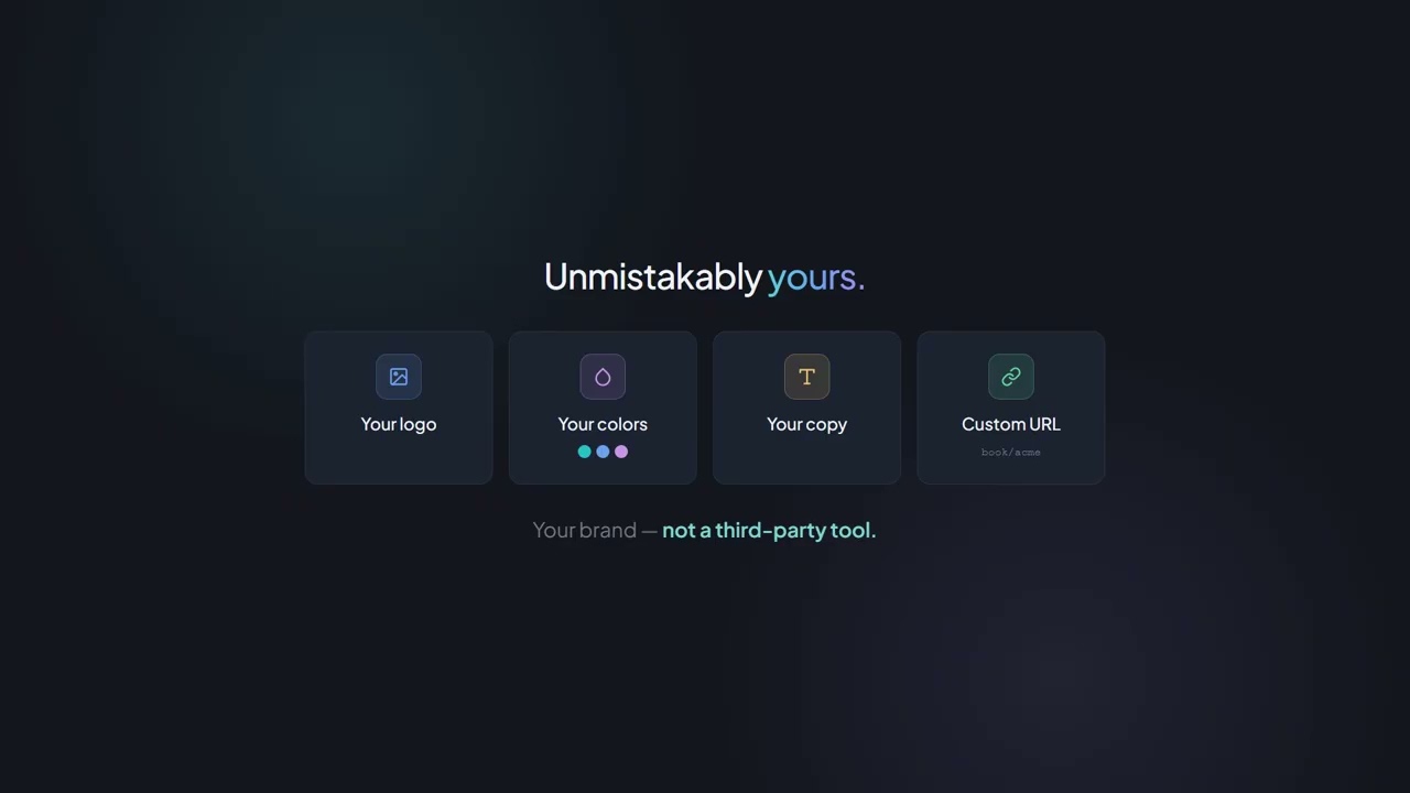 Booking Page in Aktion