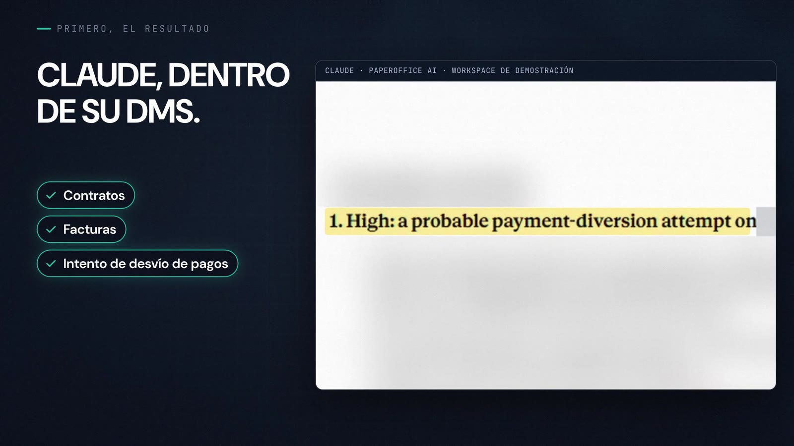 PaperOffice AI en Claude — la demo completa