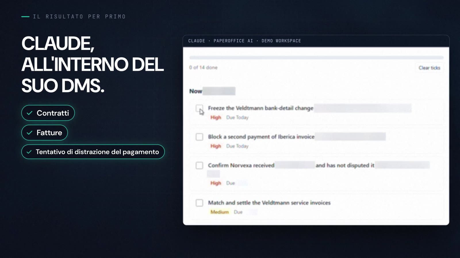 PaperOffice AI in Claude — la demo completa