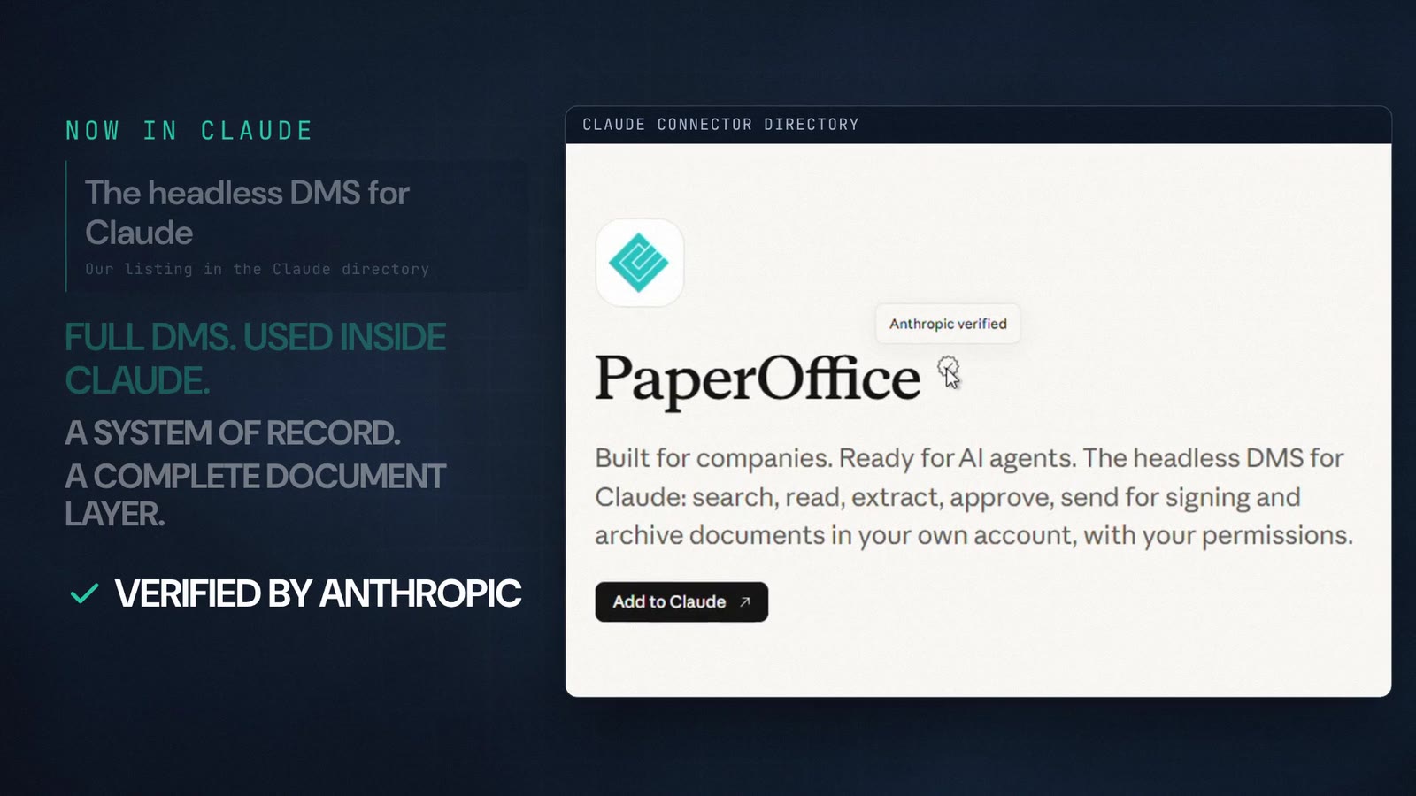 PaperOffice AI in Claude