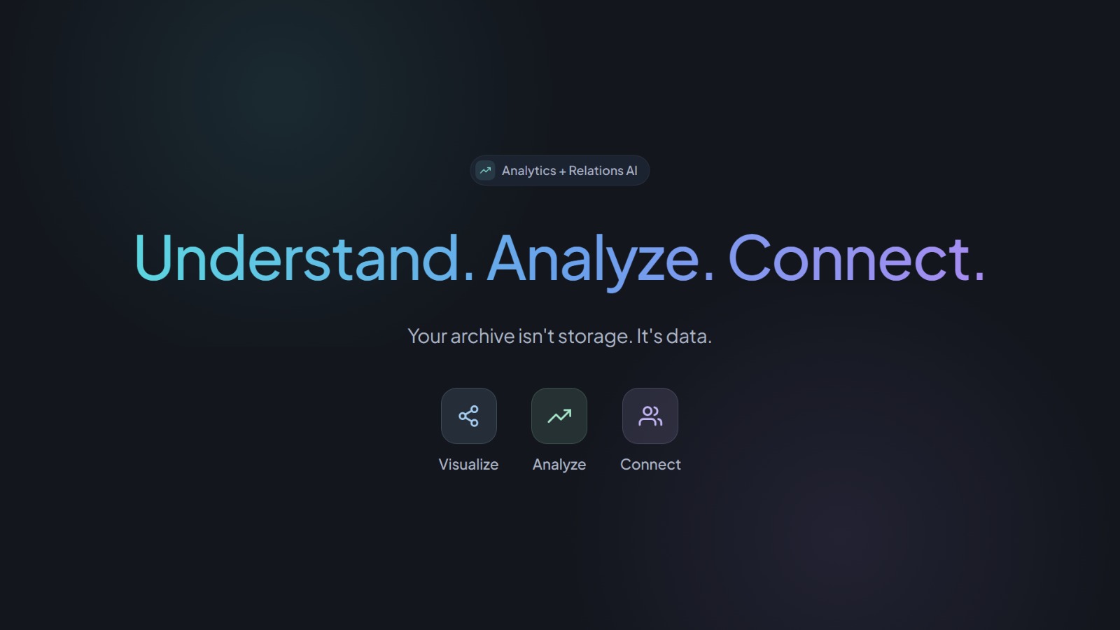 Analytics + Relations AI