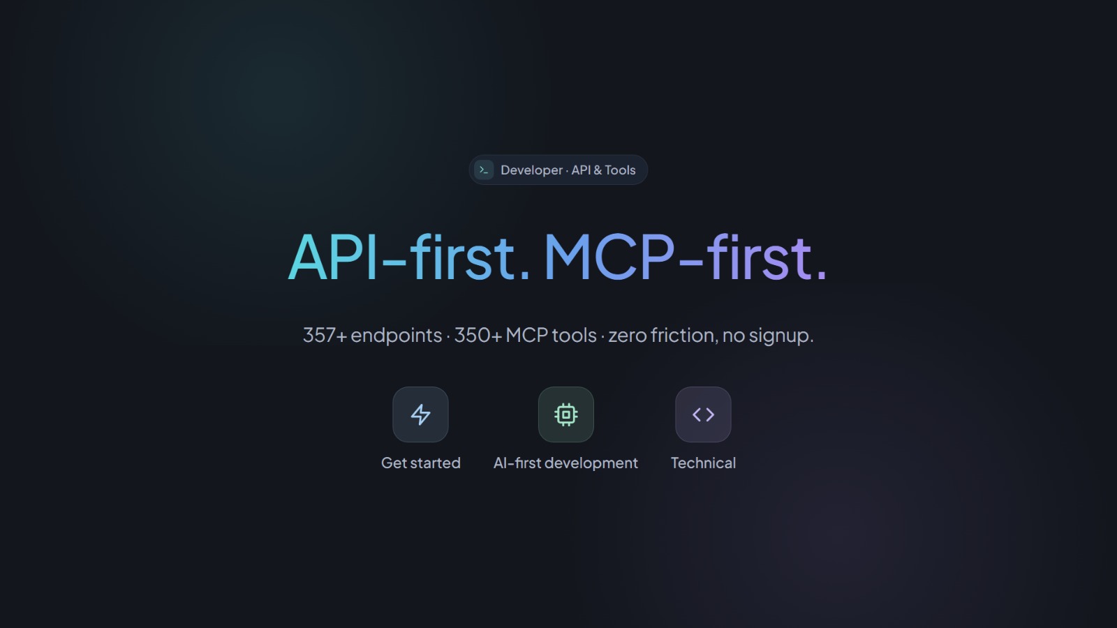 API & Tools