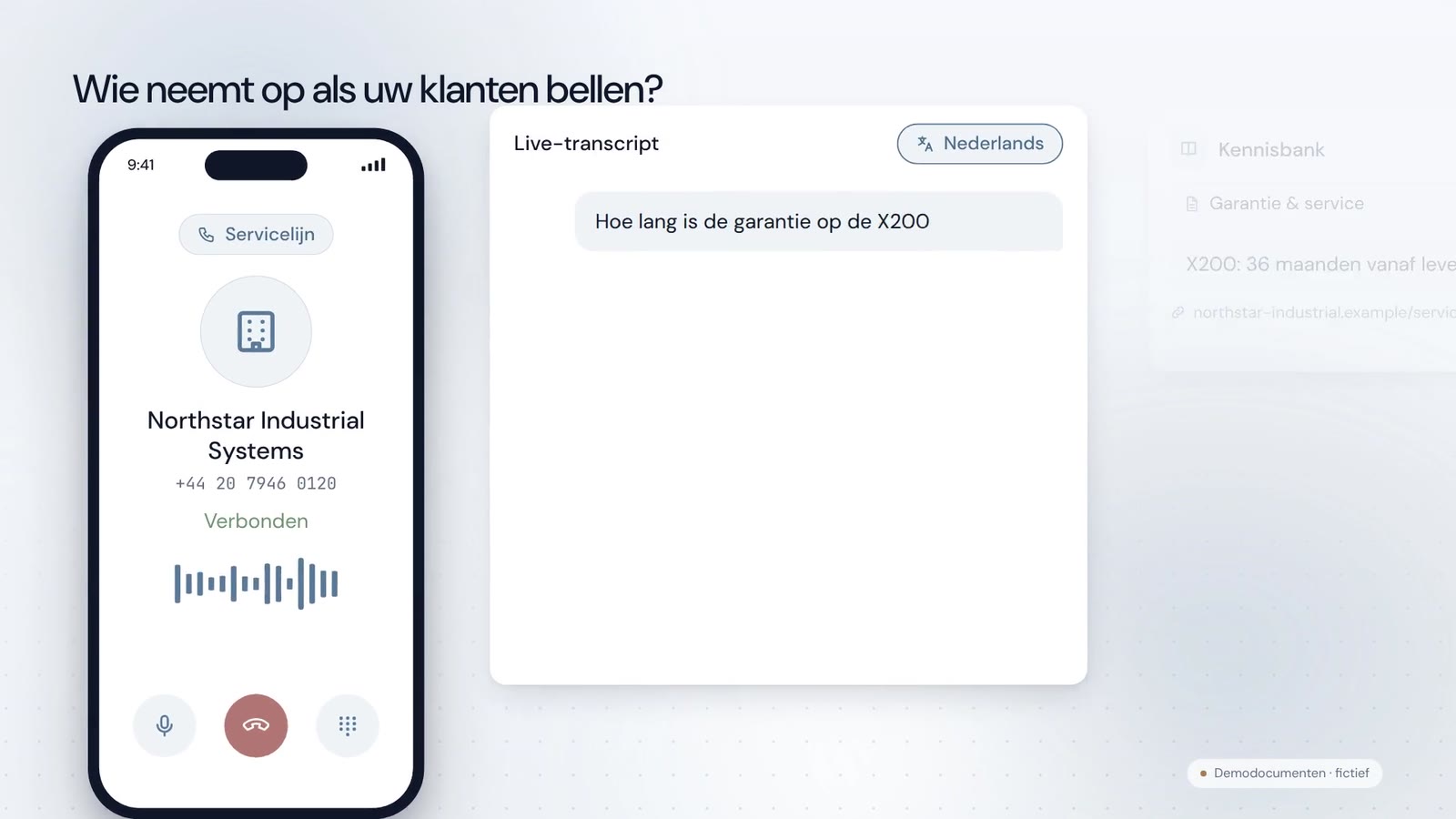 Conversation Agent · Telefoon