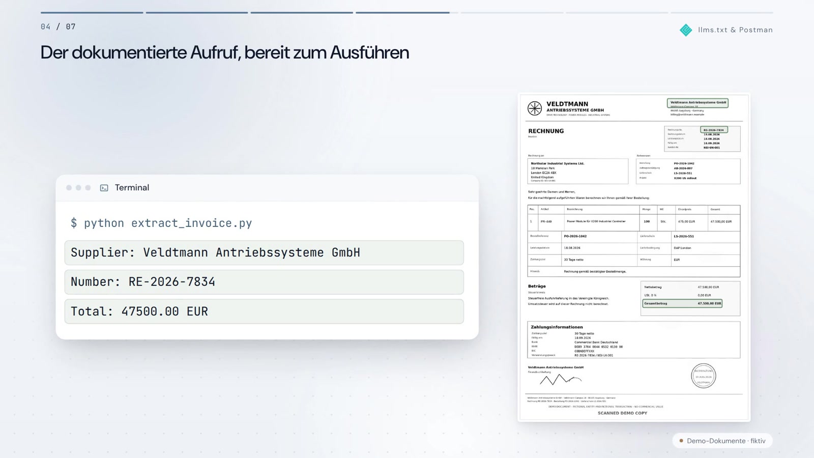 Die PaperOffice AI API als Postman Collection.