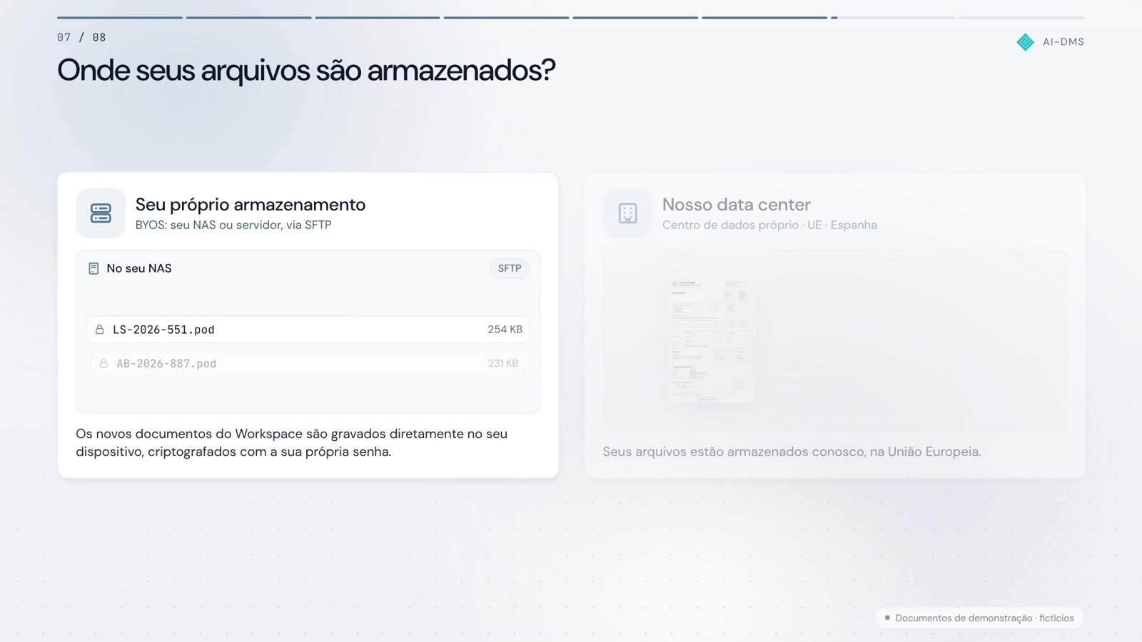 Uma plataforma completa de documentos