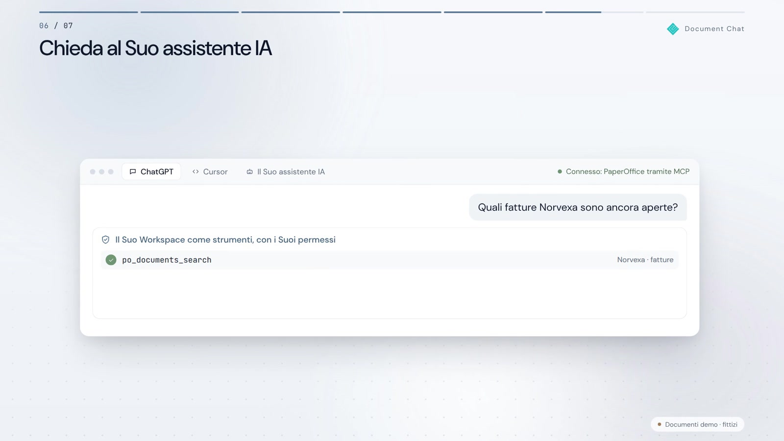 Chat con i documenti