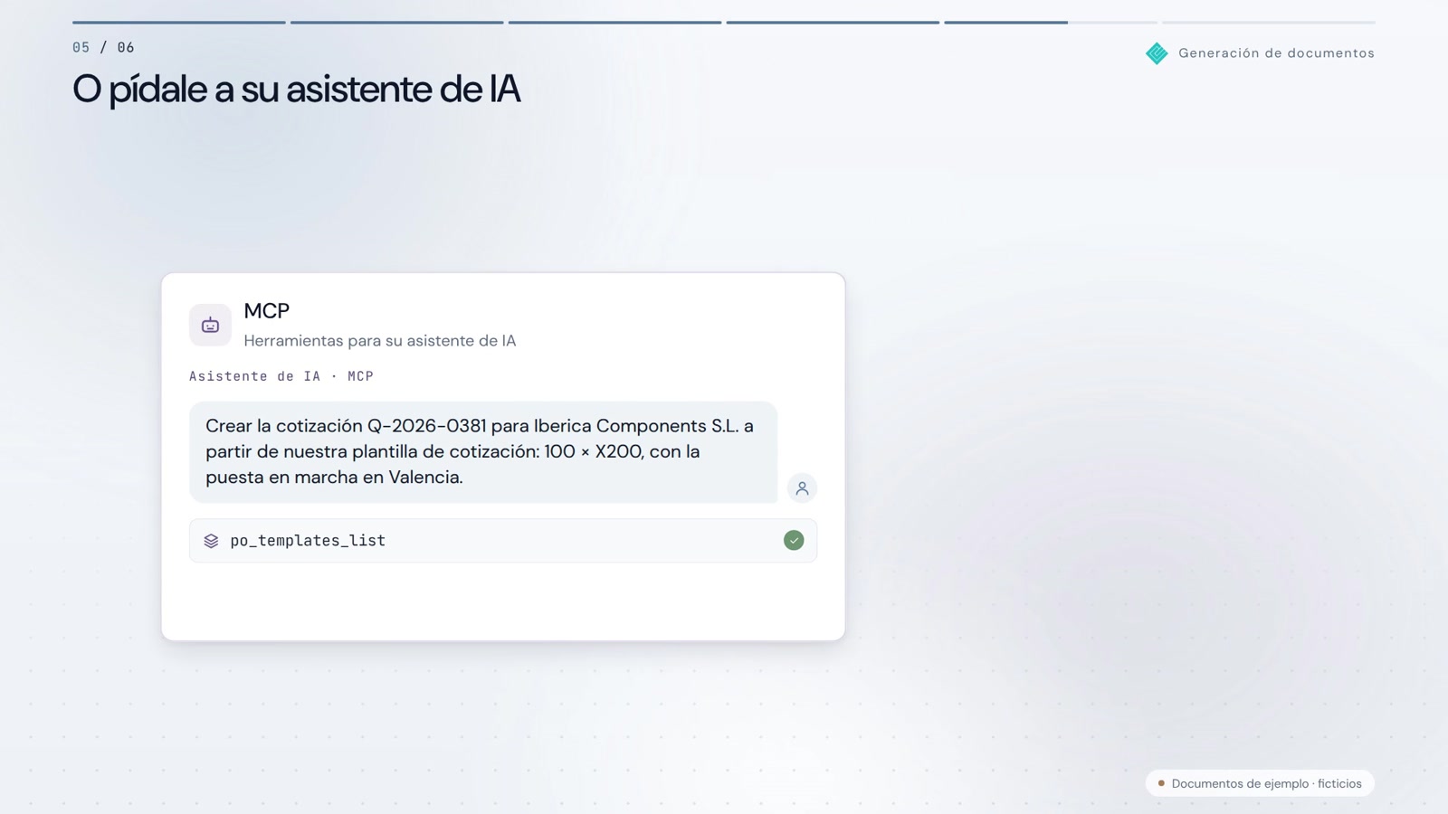 Documentos a partir de plantillas