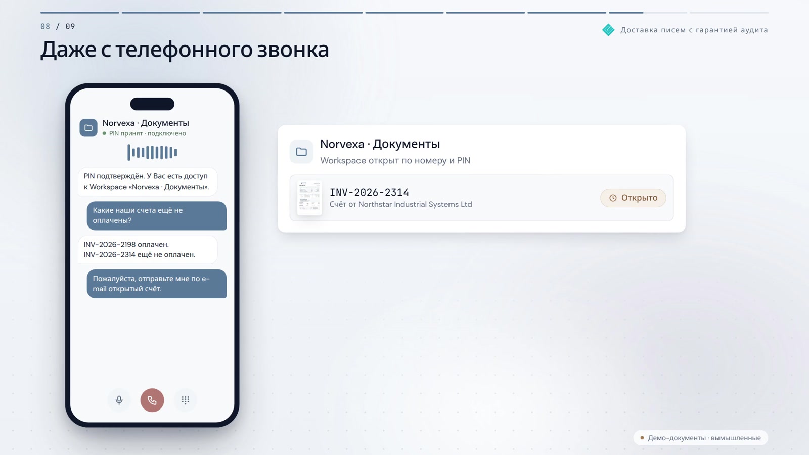 Аудит-безопасная доставка электронной почты