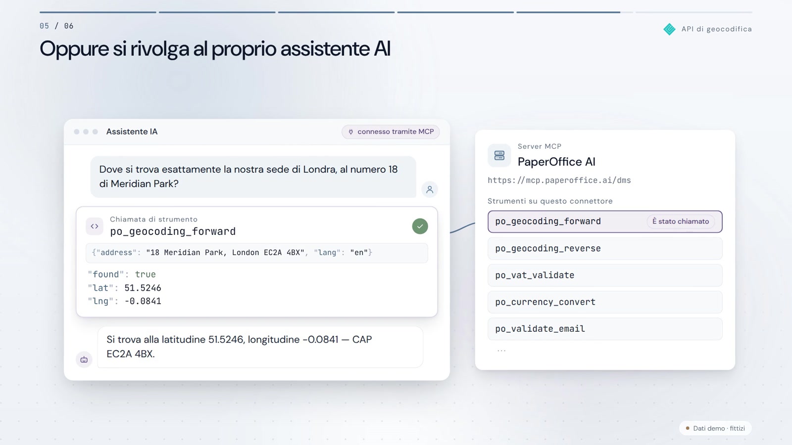 Geocoding in azione