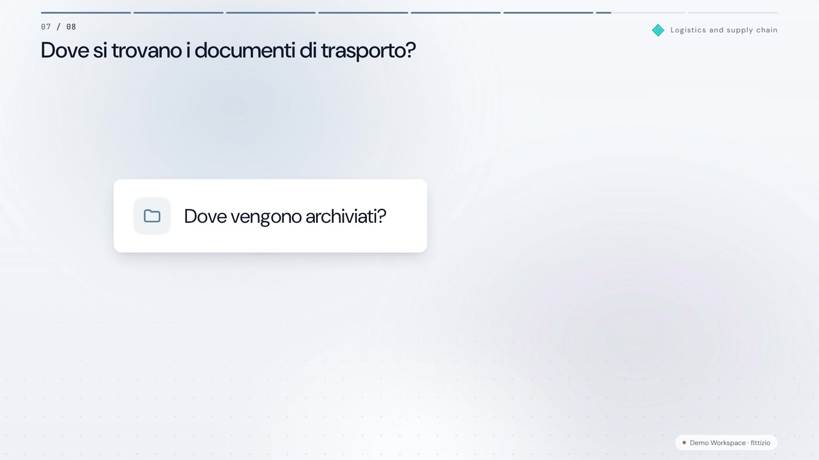 La carta arriva dal conducente. La spedizione è documentata.