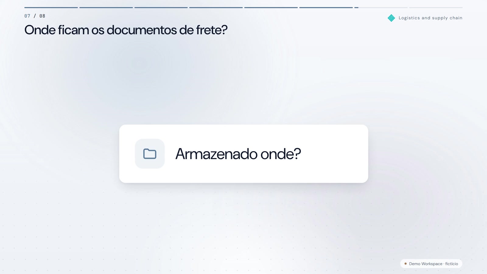 O papel vem do motorista. A remessa está comprovada.