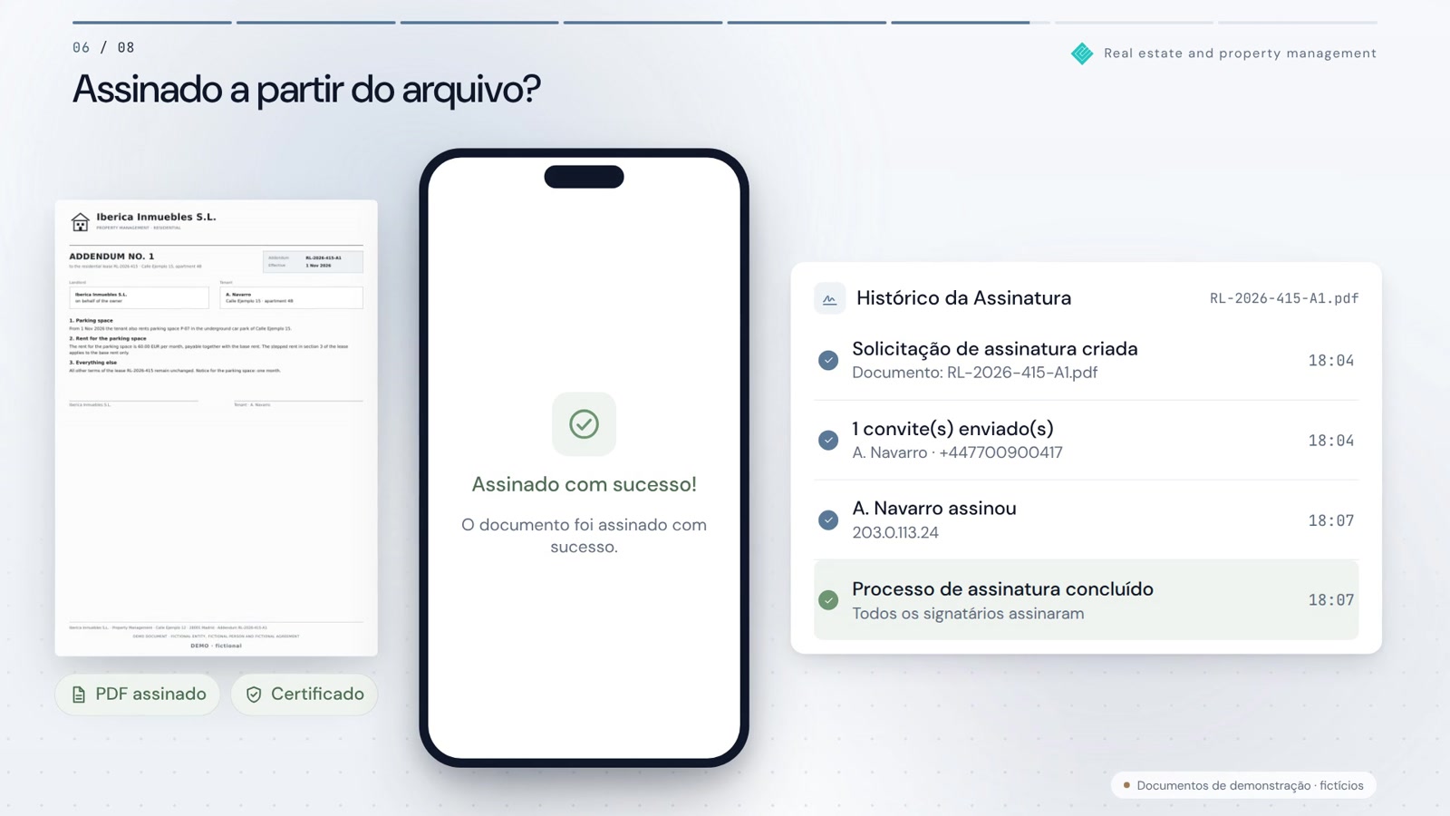 Cada imóvel, um processo. Prazos incluídos.