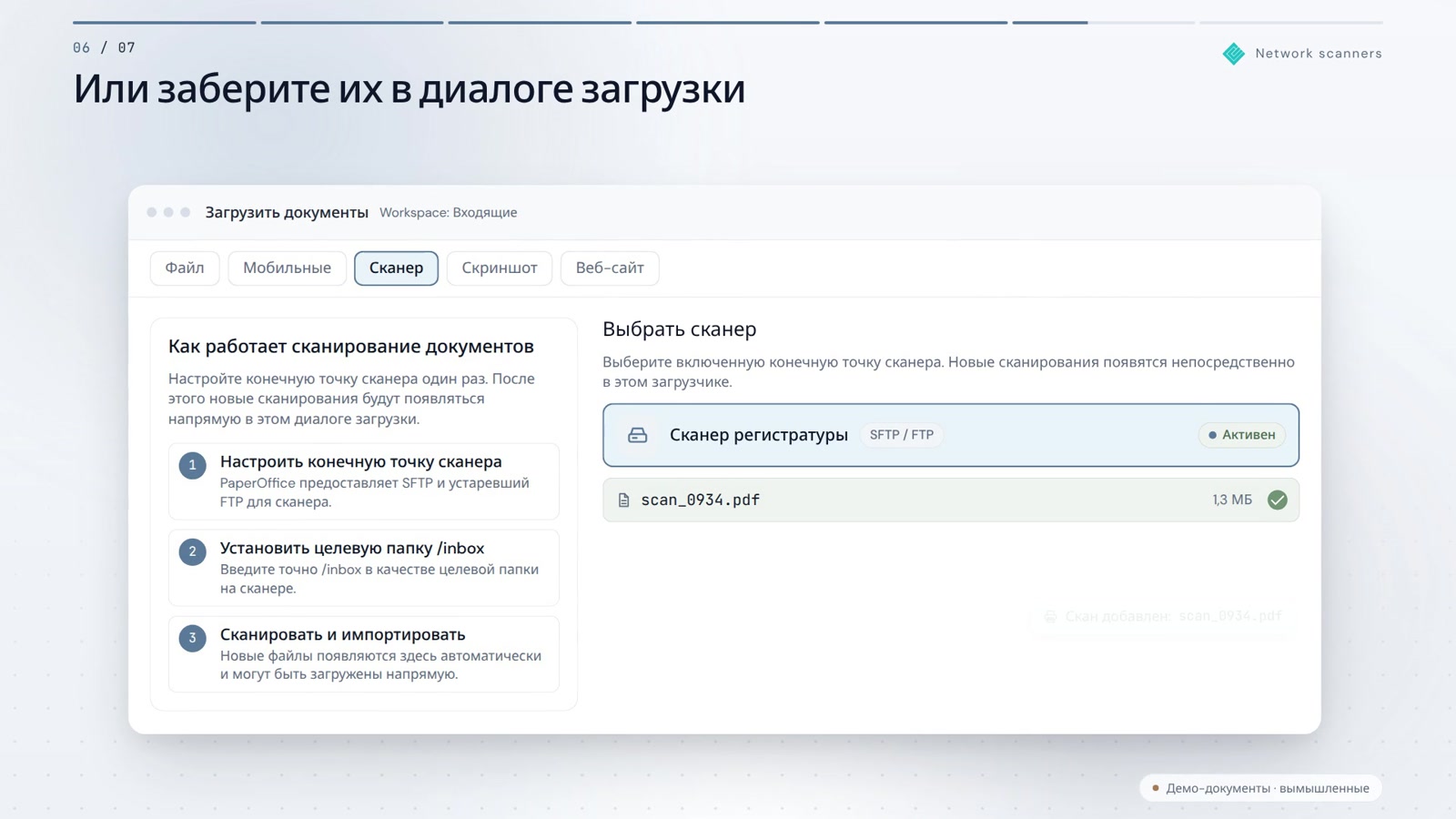 Сканеры сети