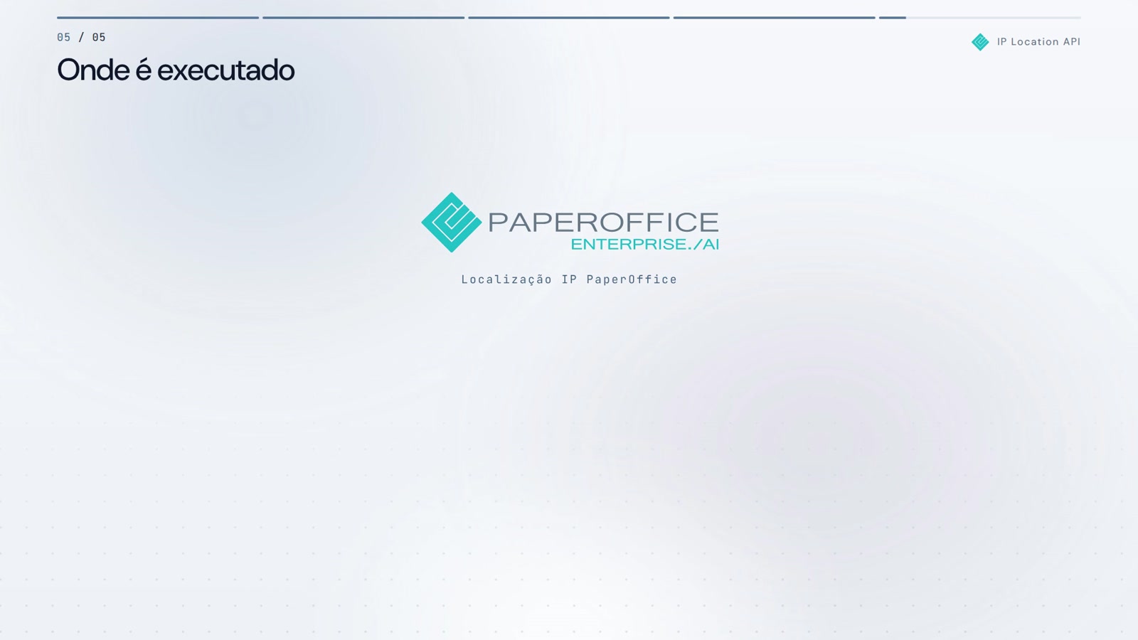 Localização por IP em ação