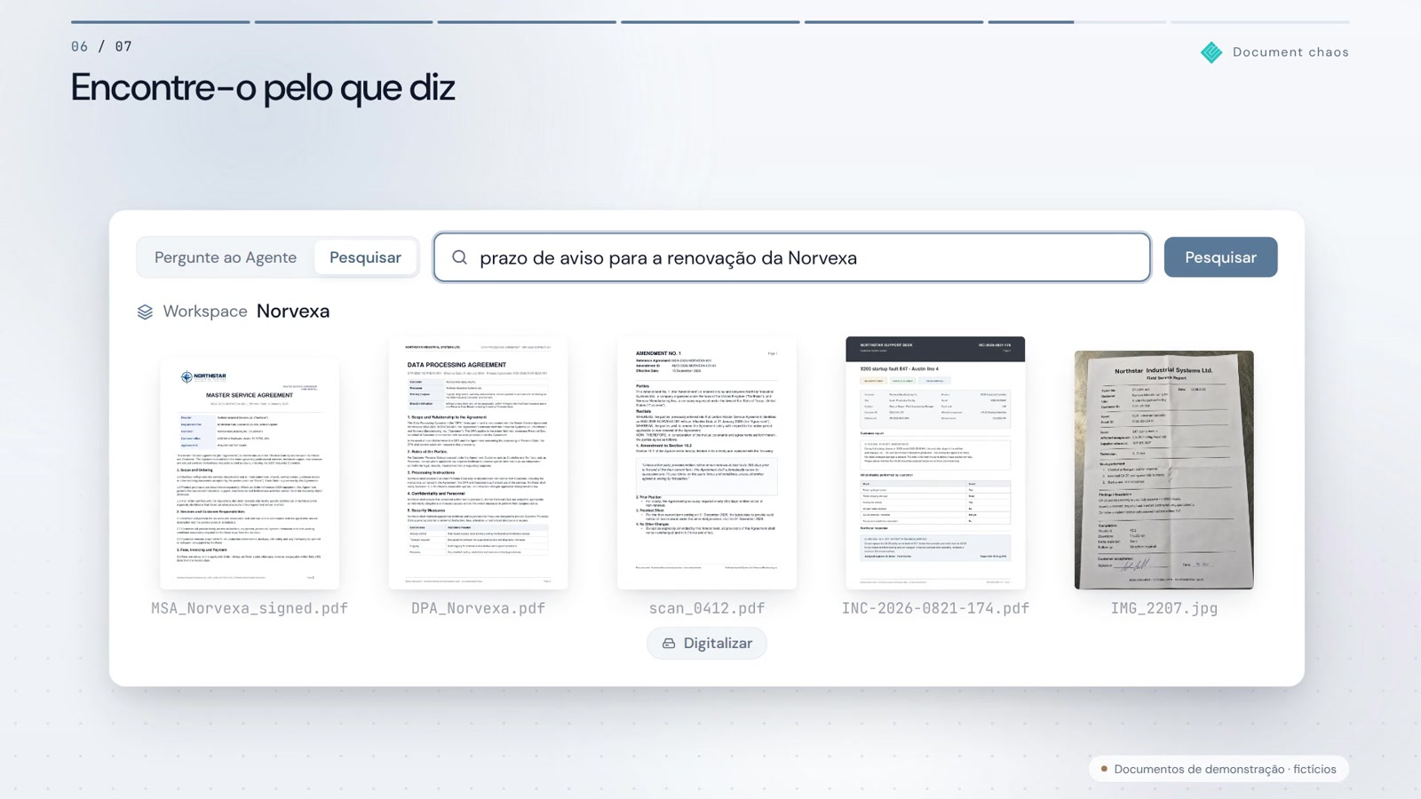 Quatro locais de arquivamento, um acervo pesquisável.