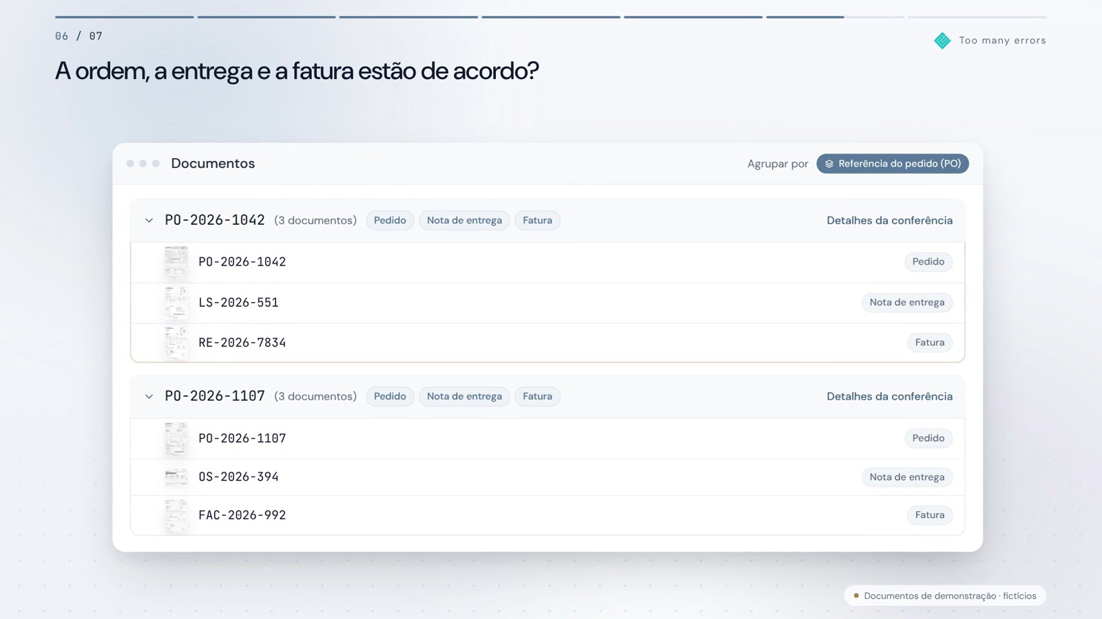 Erros ocorrem durante a transferência. Então nada será transferido.