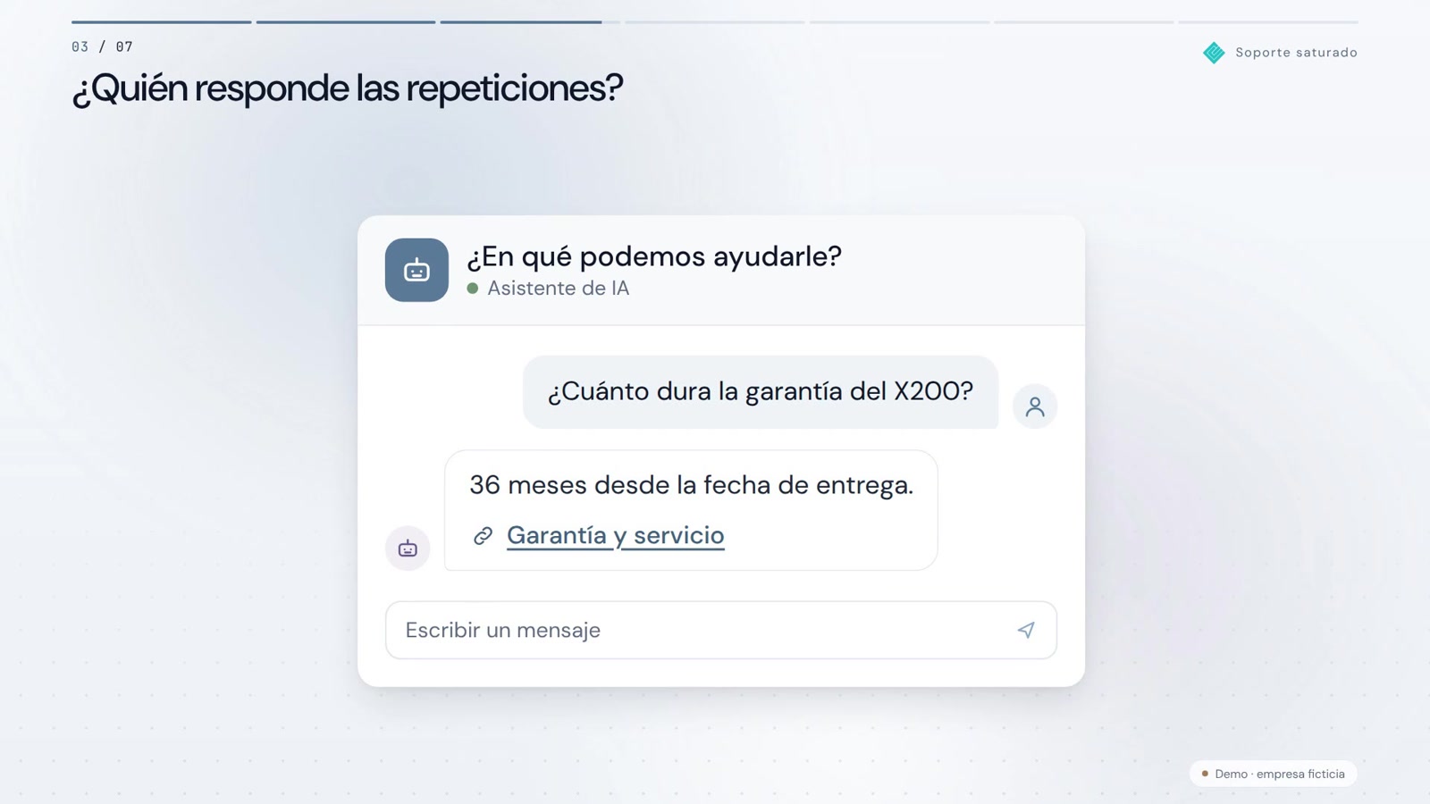 La misma pregunta. Por vigésima vez.